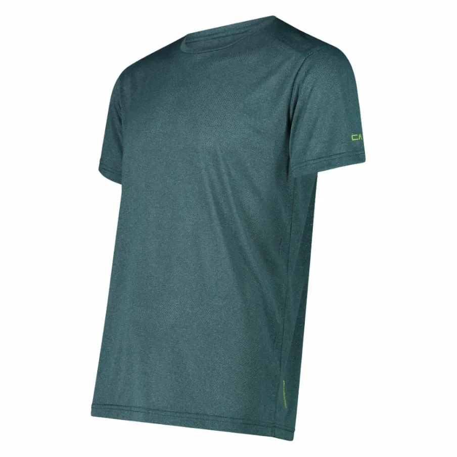 Uomo CMP Polo E T-Shirt^T-shirt in melange stretch jersey da uomo