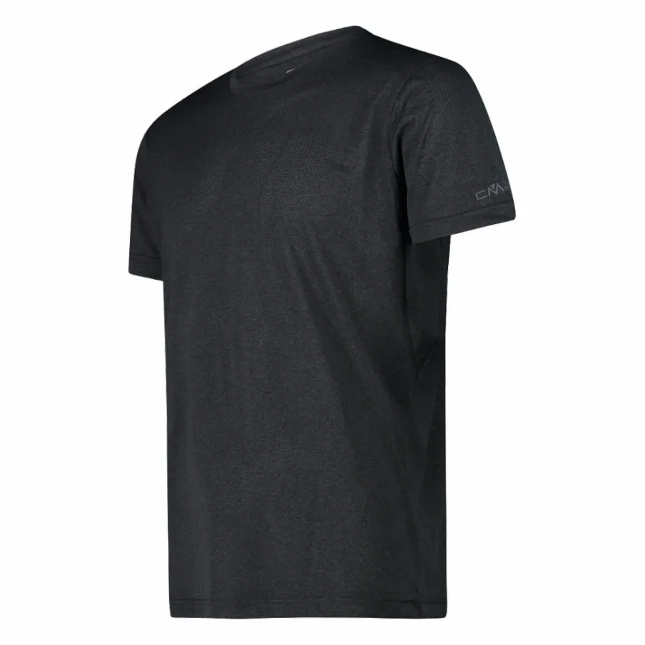 Uomo CMP Polo E T-Shirt^T-shirt in melange stretch jersey da uomo