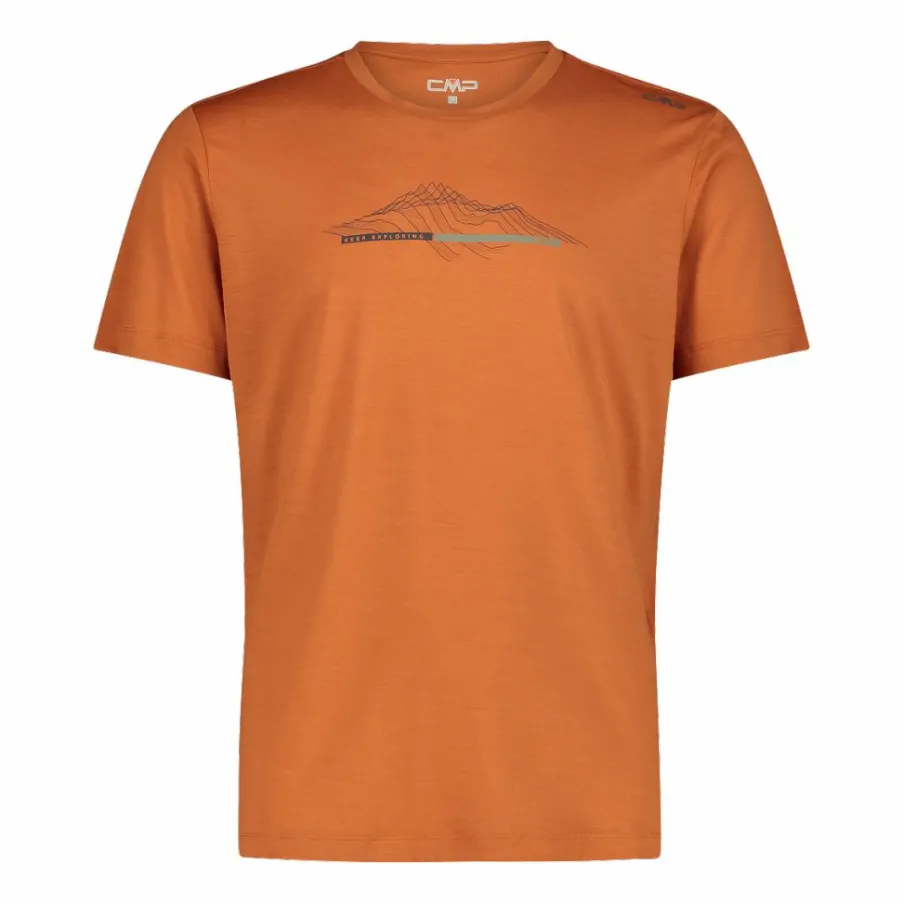 Uomo CMP Polo E T-Shirt^T-shirt in Performance Merino da uomo