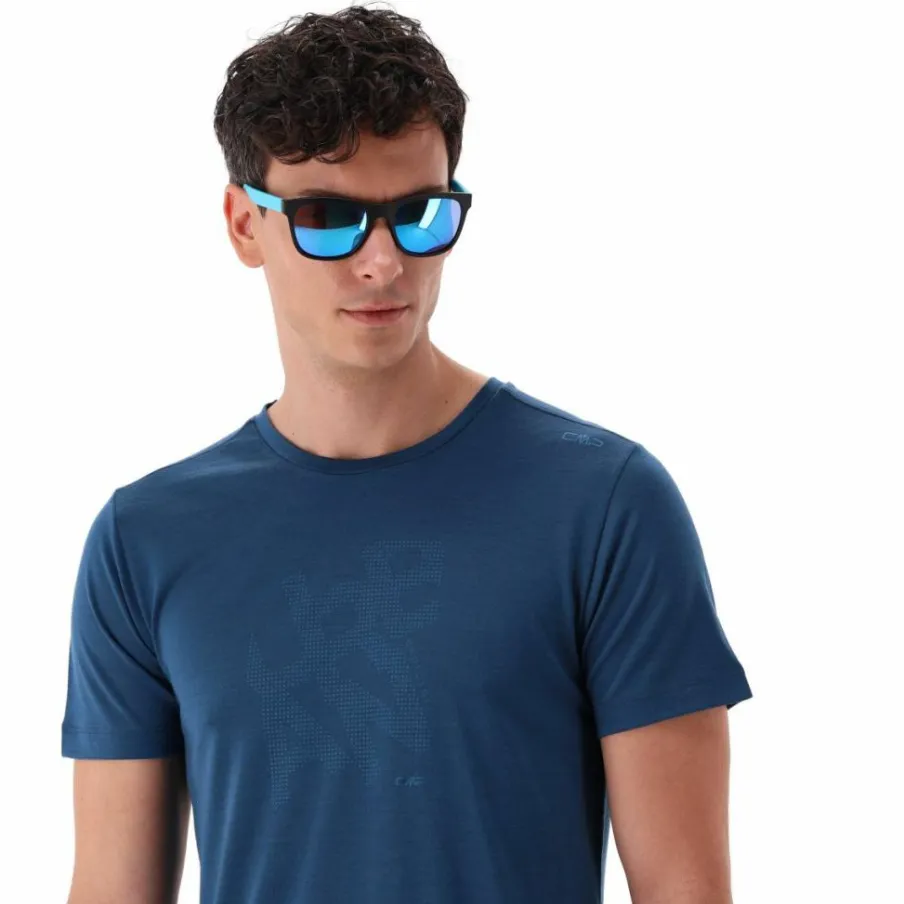 Uomo CMP Polo E T-Shirt^T-shirt in Performance Merino da uomo