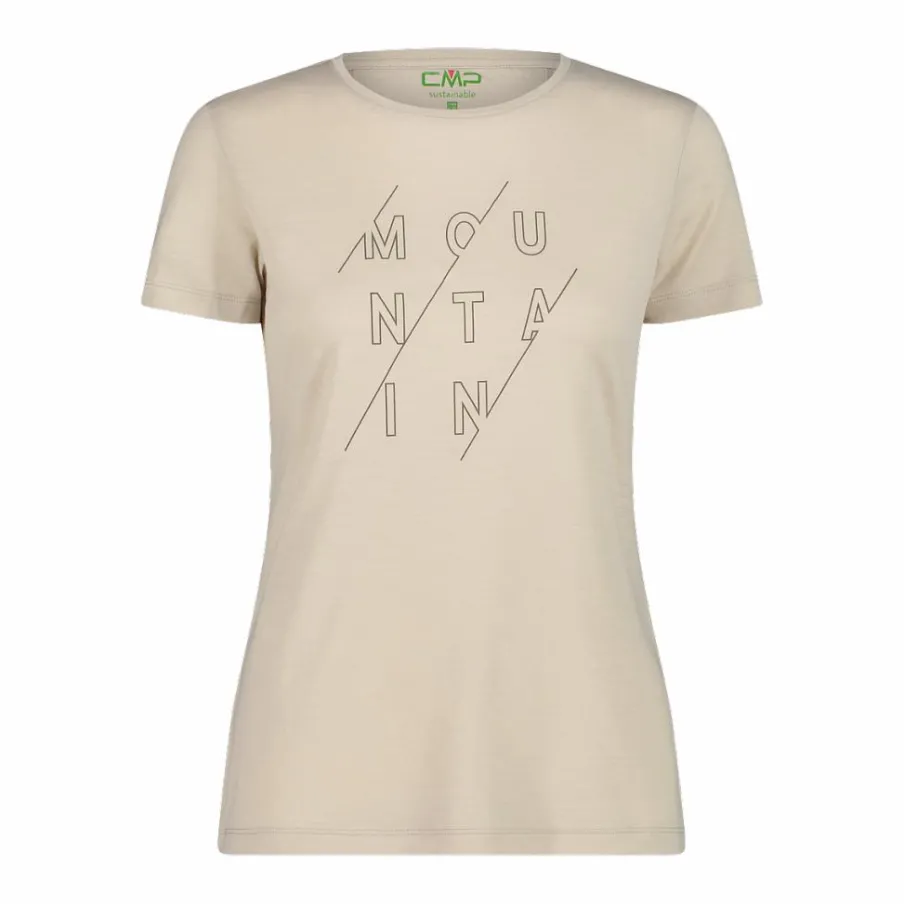 Donna CMP Polo E T-Shirt^T-shirt in Performance Merino da donna