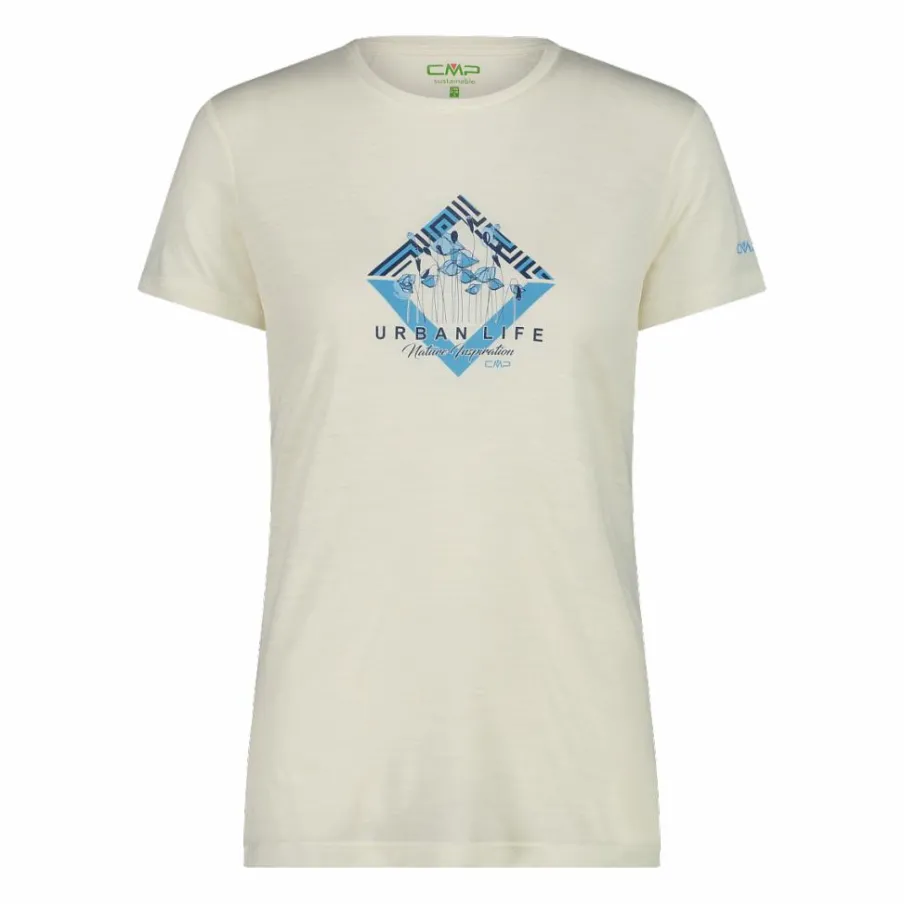 Donna CMP Polo E T-Shirt^T-shirt in Performance Merino da donna