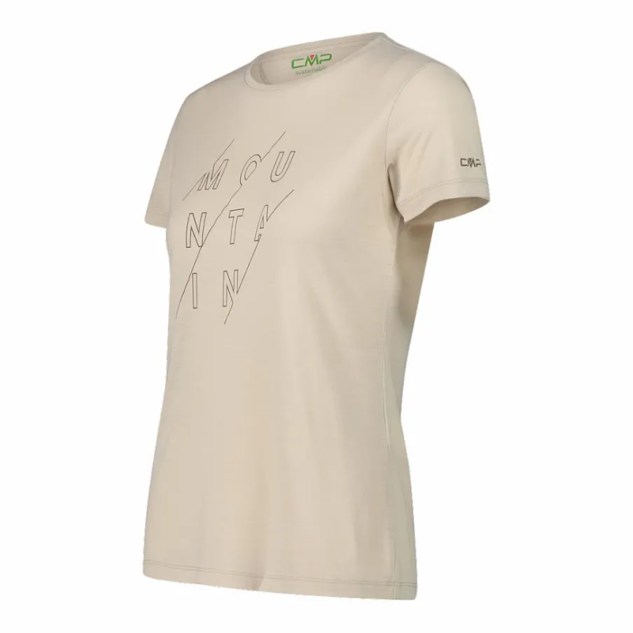 Donna CMP Polo E T-Shirt^T-shirt in Performance Merino da donna