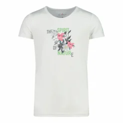 CMP T-Shirt^T-shirt in tessuto tecnico con stampa sul fronte da bambina