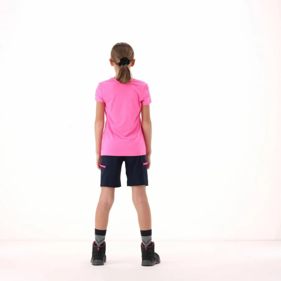 CMP T-Shirt^T-shirt in tessuto tecnico con stampa sul fronte da bambina