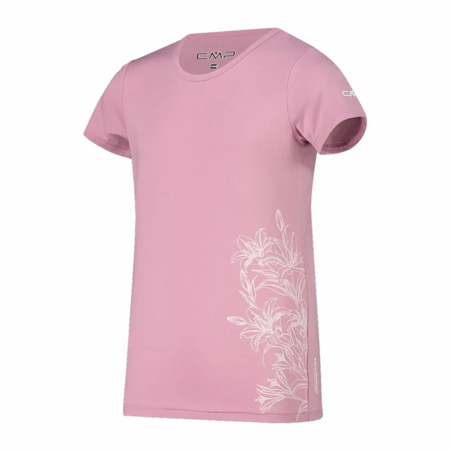 CMP T-Shirt^T-shirt in tessuto tecnico con stampa sul fronte da bambina