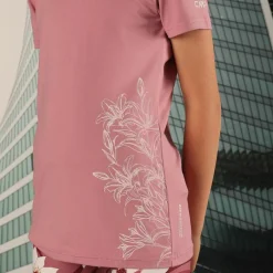 CMP T-Shirt^T-shirt in tessuto tecnico con stampa sul fronte da bambina