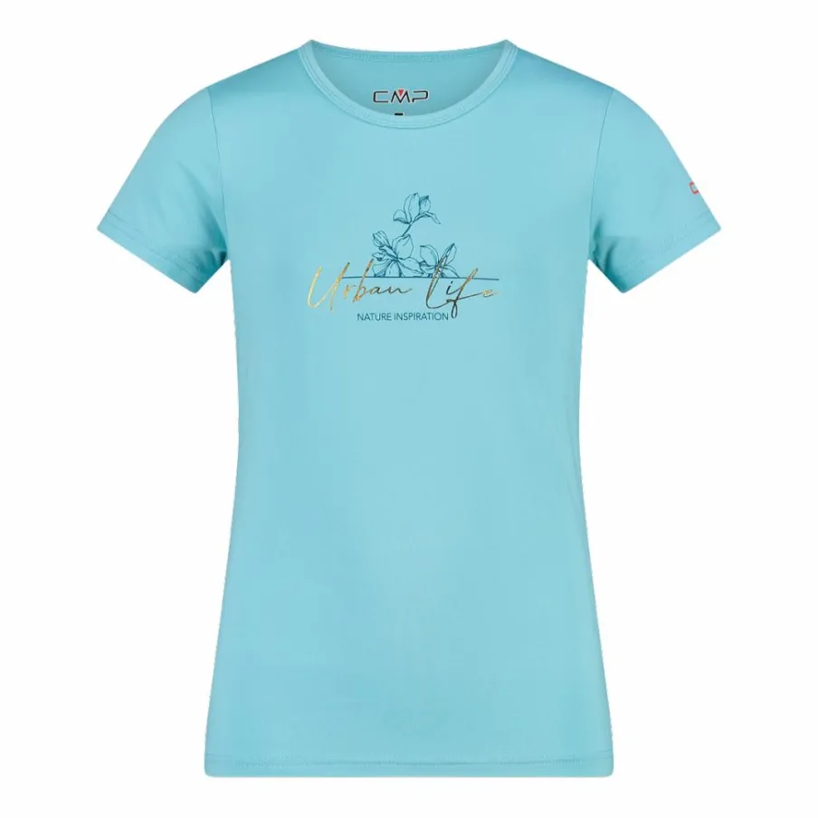 CMP T-Shirt^T-shirt in tessuto tecnico con stampa sul fronte da bambina
