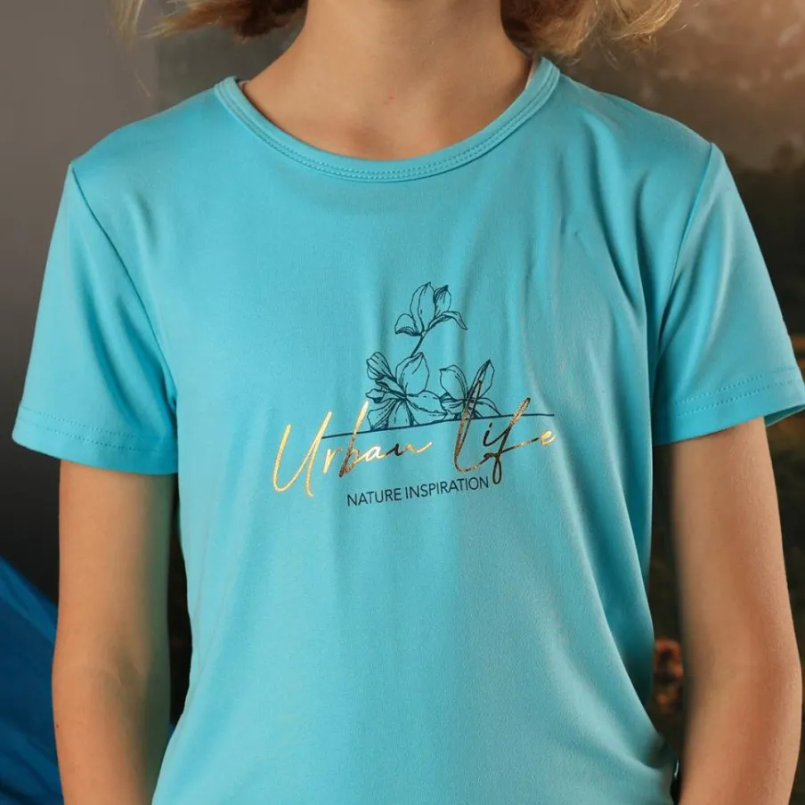 CMP T-Shirt^T-shirt in tessuto tecnico con stampa sul fronte da bambina