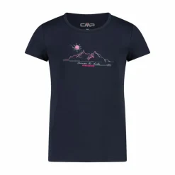 CMP T-Shirt^T-shirt in tessuto tecnico con stampa sul fronte da bambina