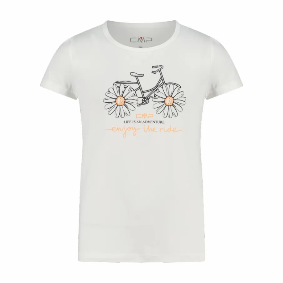 CMP T-Shirt^T-shirt in tessuto tecnico con stampa sul fronte da bambina