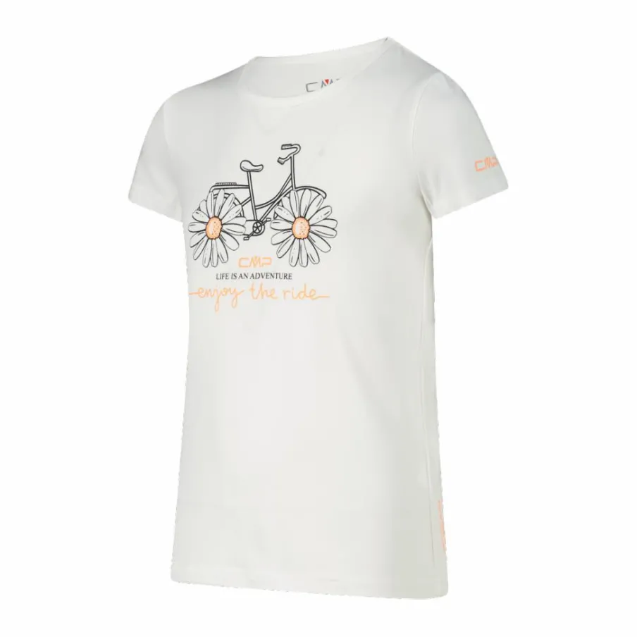 CMP T-Shirt^T-shirt in tessuto tecnico con stampa sul fronte da bambina