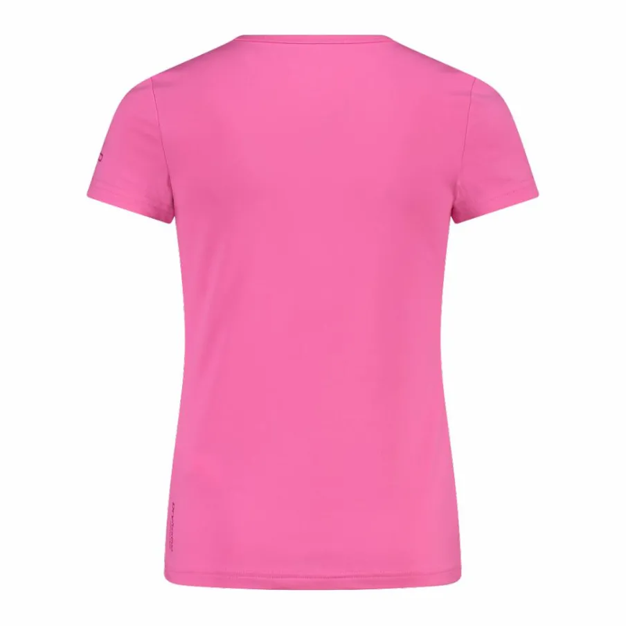 CMP T-Shirt^T-shirt in tessuto tecnico con stampa sul fronte da bambina