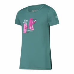 CMP T-Shirt^T-shirt in tessuto tecnico con stampa sul fronte da bambina
