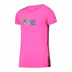 CMP T-Shirt^T-shirt in tessuto tecnico con stampa sul fronte da bambina