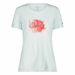 Donna CMP Polo E T-Shirt^T-shirt piquet con stampa sul fronte da donna