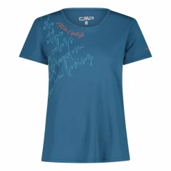 Donna CMP Polo E T-Shirt^T-shirt piquet con stampa sul fronte da donna