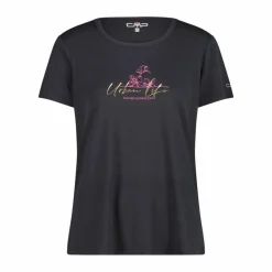 Donna CMP Polo E T-Shirt^T-shirt piquet con stampa sul fronte da donna
