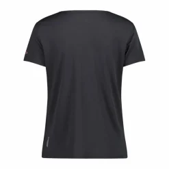 Donna CMP Polo E T-Shirt^T-shirt piquet con stampa sul fronte da donna