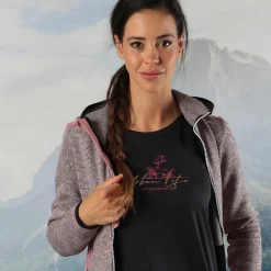 Donna CMP Polo E T-Shirt^T-shirt piquet con stampa sul fronte da donna