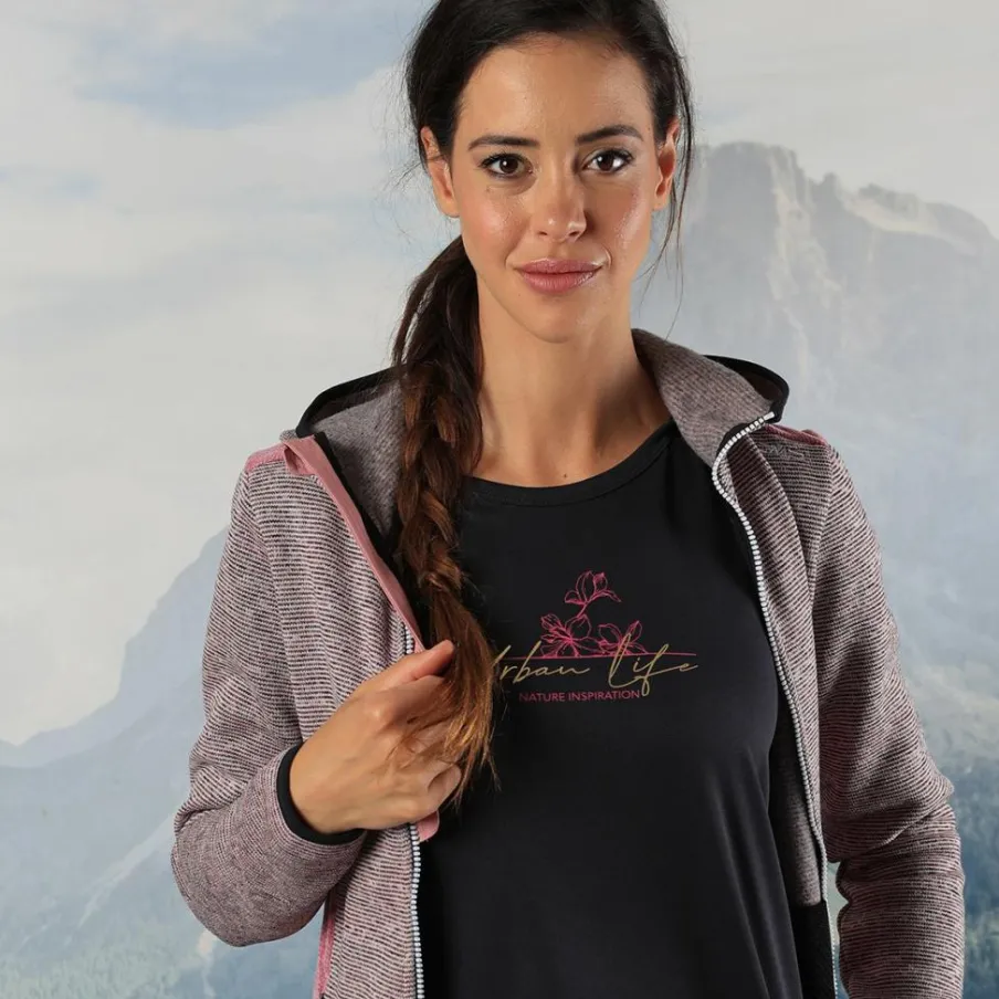 Donna CMP Polo E T-Shirt^T-shirt piquet con stampa sul fronte da donna