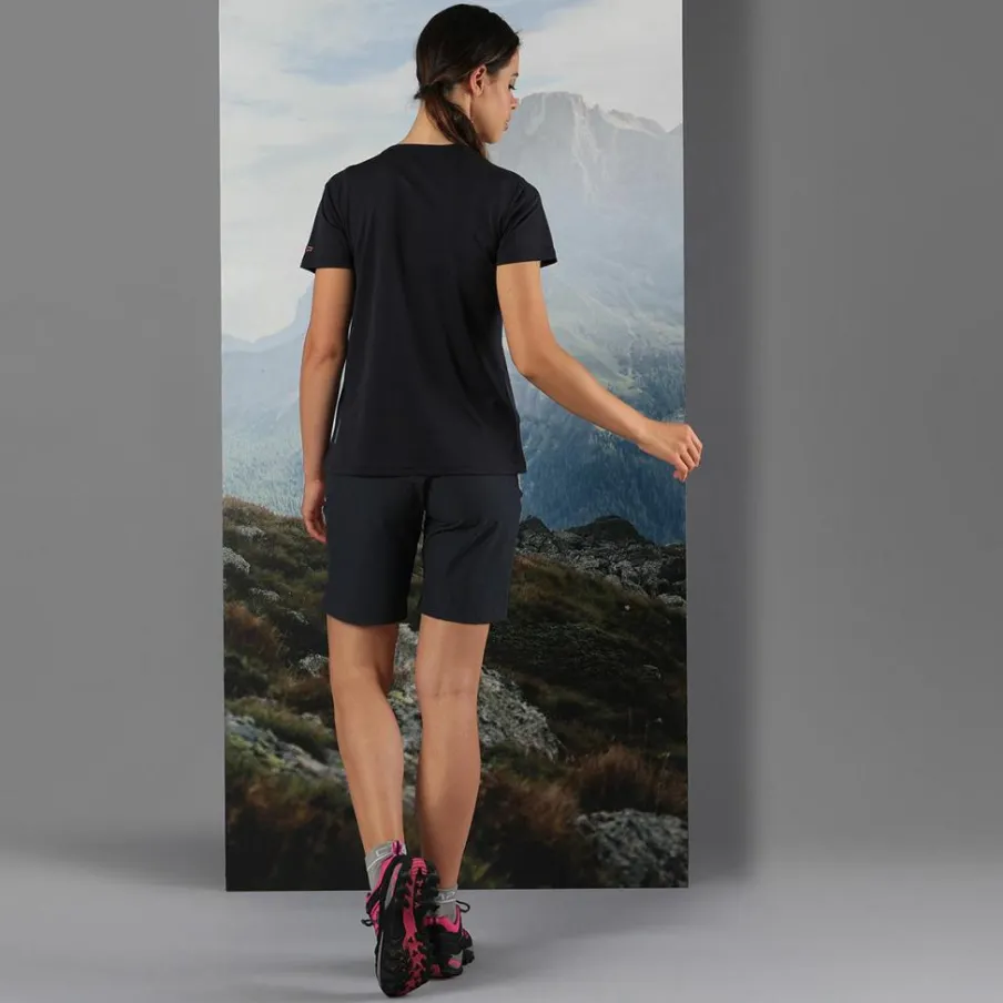 Donna CMP Polo E T-Shirt^T-shirt piquet con stampa sul fronte da donna