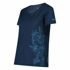 Donna CMP Polo E T-Shirt^T-shirt piquet con stampa sul fronte da donna
