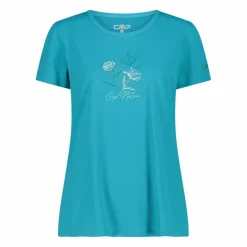 Donna CMP Polo E T-Shirt^T-shirt piquet con stampa sul fronte da donna