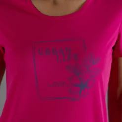 Donna CMP Polo E T-Shirt^T-shirt piquet con stampa sul fronte da donna