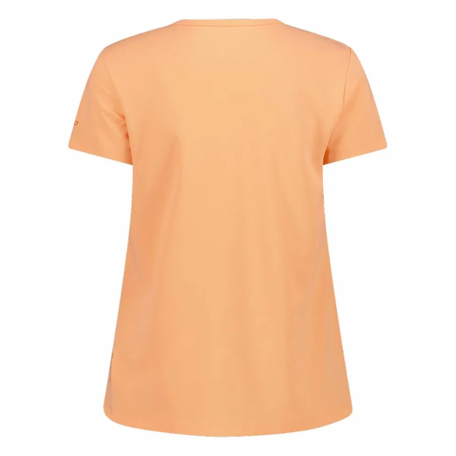 Donna CMP Polo E T-Shirt^T-shirt piquet con stampa sul fronte da donna