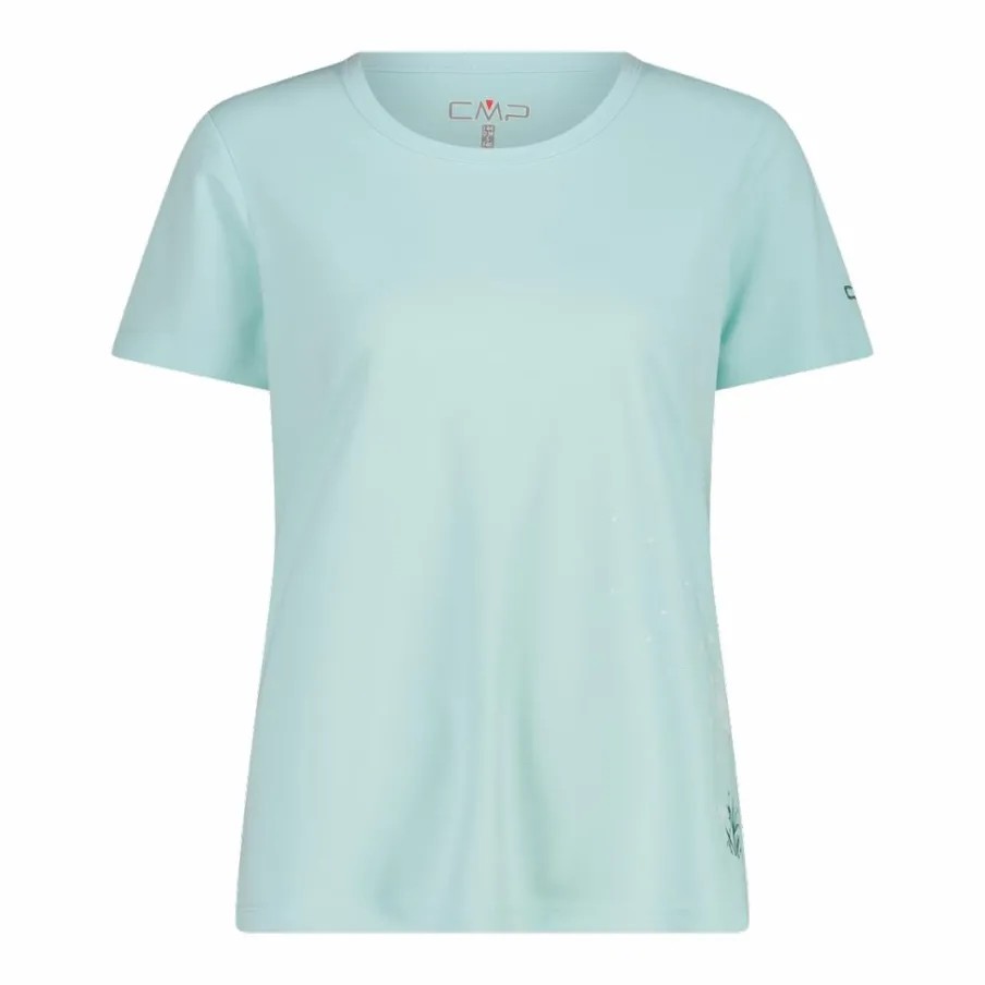 Donna CMP Polo E T-Shirt^T-shirt piquet con stampa sul fronte da donna