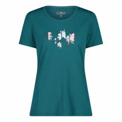 Donna CMP Polo E T-Shirt^T-shirt piquet con stampa sul fronte da donna