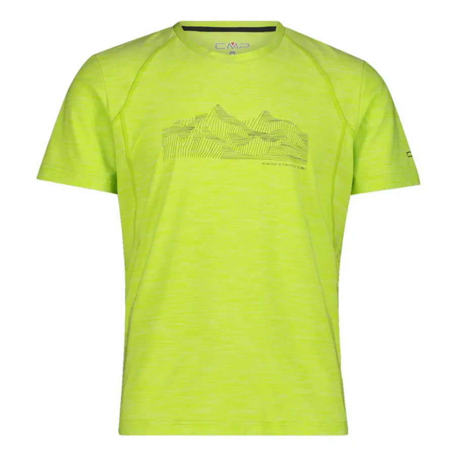 Uomo CMP Polo E T-Shirt^T-shirt stampata in jersey stretch