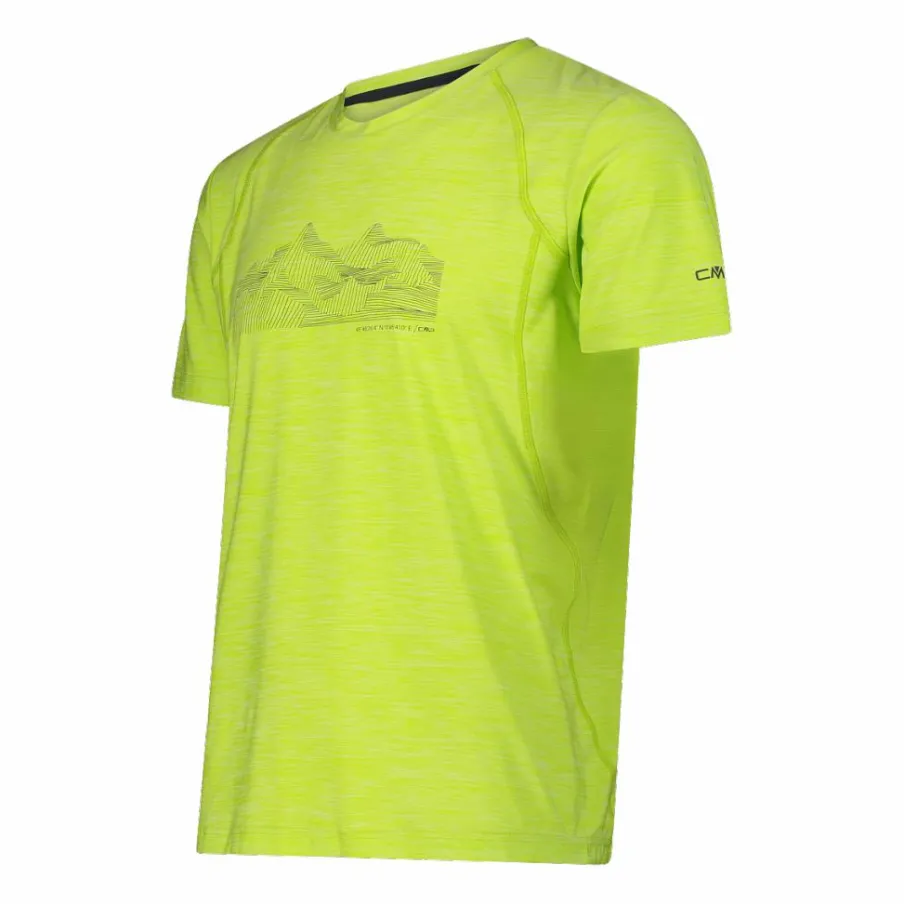 Uomo CMP Polo E T-Shirt^T-shirt stampata in jersey stretch