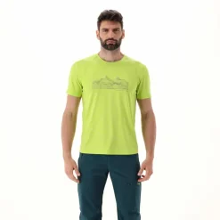 Uomo CMP Polo E T-Shirt^T-shirt stampata in jersey stretch