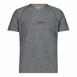 Uomo CMP Polo E T-Shirt^T-shirt stampata in jersey stretch