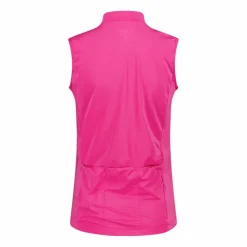 Donna CMP Polo E T-Shirt^T-Shirt tecnica a mezza zip senza maniche da ciclismo da Donna