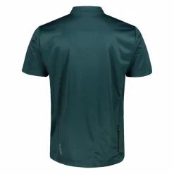 Uomo CMP Polo E T-Shirt^T-Shirt tecnica a mezza zip con taschino da ciclismo da Uomo