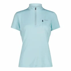 Donna CMP Polo E T-Shirt^T-Shirt tecnica a mezza zip con taschino da ciclismo da Donna
