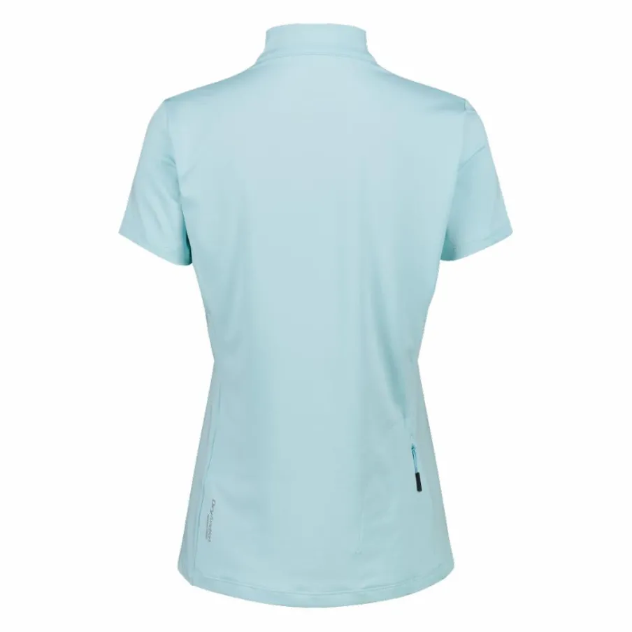 Donna CMP Polo E T-Shirt^T-Shirt tecnica a mezza zip con taschino da ciclismo da Donna