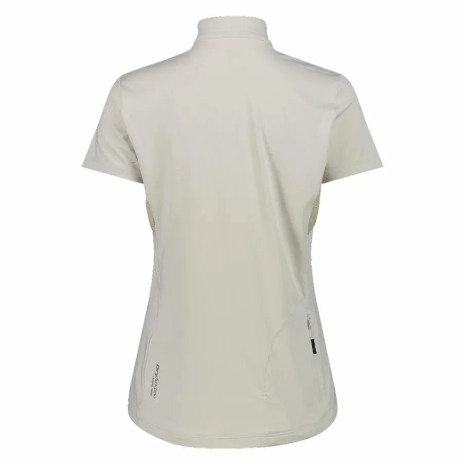Donna CMP Polo E T-Shirt^T-Shirt tecnica a mezza zip con taschino da ciclismo da Donna