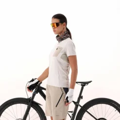Donna CMP Polo E T-Shirt^T-Shirt tecnica a mezza zip con taschino da ciclismo da Donna