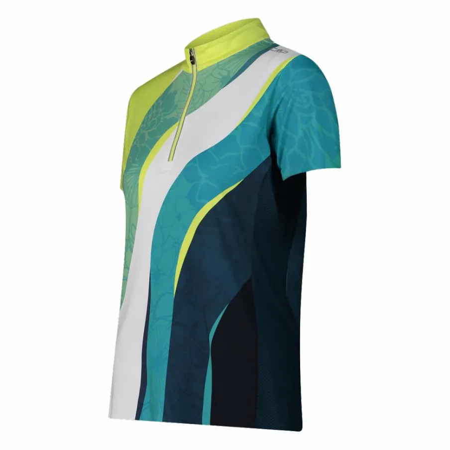 Donna CMP Polo E T-Shirt^T-Shirt tecnica a mezza zip da ciclismo da Donna
