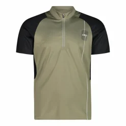 Uomo CMP Polo E T-Shirt^T-shirt tecnica da ciclismo con mezza zip da Uomo