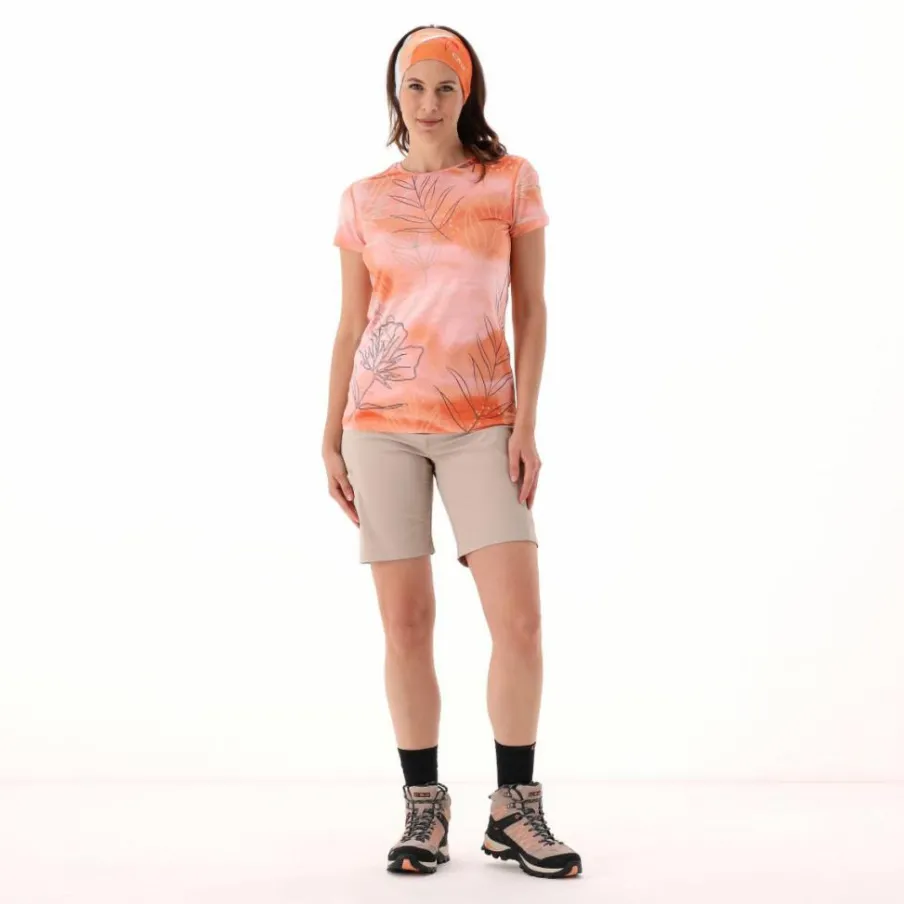 Donna CMP Polo E T-Shirt^T-shirt tecnica in Cool Menthol Boost con fantasia da Donna