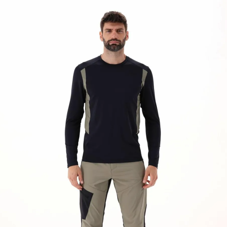 Uomo CMP Polo E T-Shirt^T-Shirt Tecnica Unlimitech a Manica Lunga con Cool Menthol Boost da Uomo