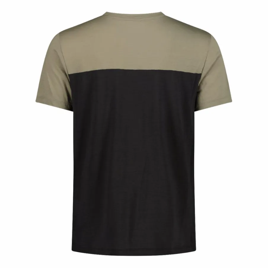 Uomo CMP Polo E T-Shirt^T-shirt Unlimitech in Performance Merino da Uomo