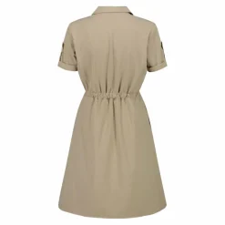 Donna CMP Gonne E Vestiti^Vestito da donna con collo a polo in tessuto stretch