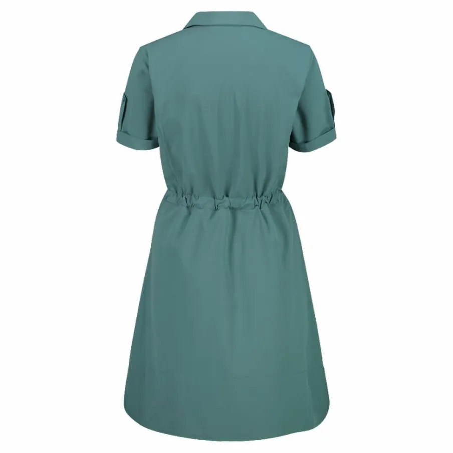 Donna CMP Gonne E Vestiti^Vestito da donna con collo a polo in tessuto stretch