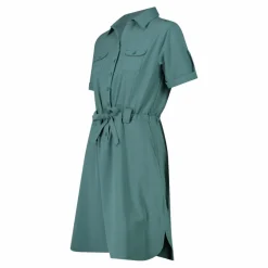 Donna CMP Gonne E Vestiti^Vestito da donna con collo a polo in tessuto stretch